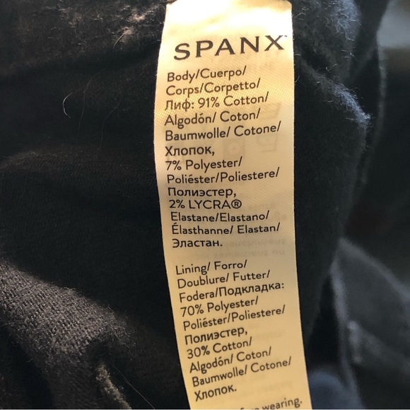 SPANX by Sara Blakely Ankle Skinny Jeans, Clean Black - Picture 15 of 16